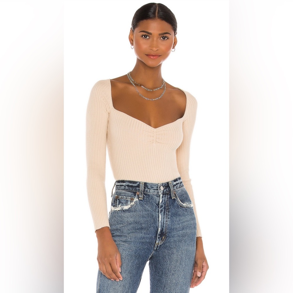 MAJORELLE Salone Sweater in Almond